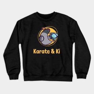 Karate & Ki Pigeon Monk Design Crewneck Sweatshirt